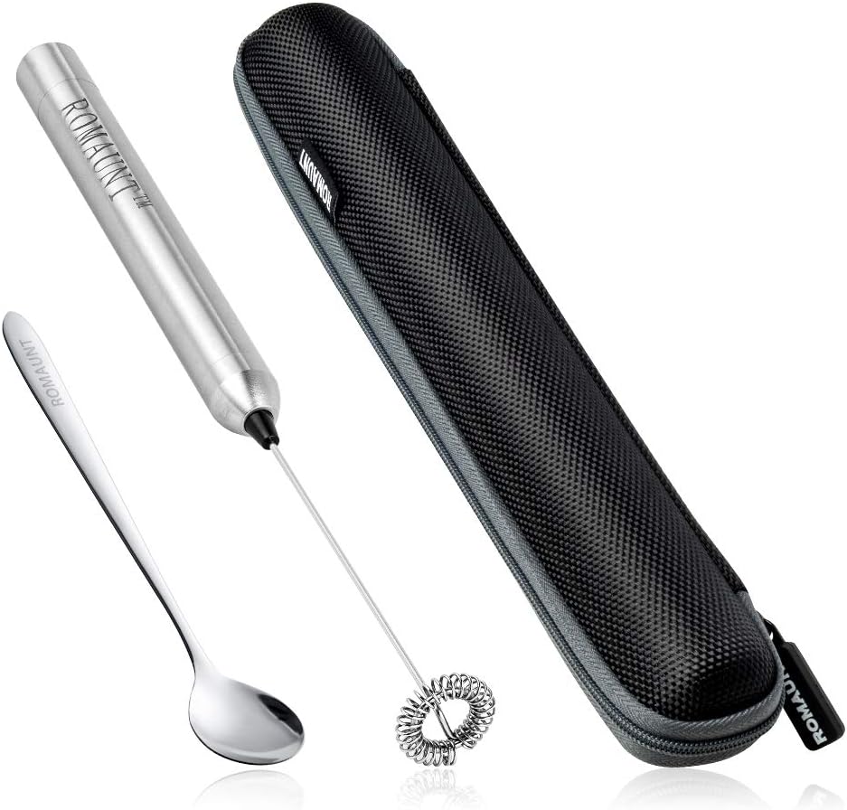 Electric Milk Frother Handheld - Montalatte Elettrico Portatile a Batteria con