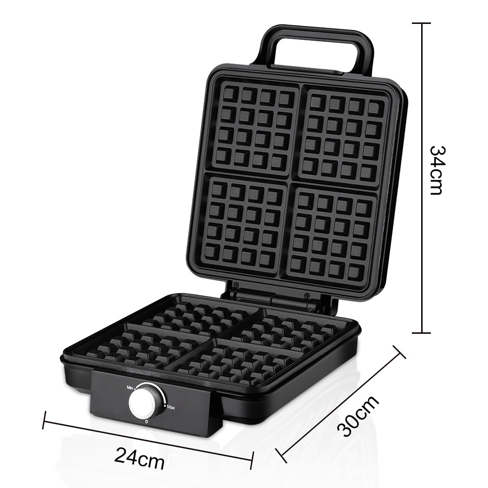 Macchina per waffle belga a 4  - Mini Waffle Maker Machine recensione e prezzo
