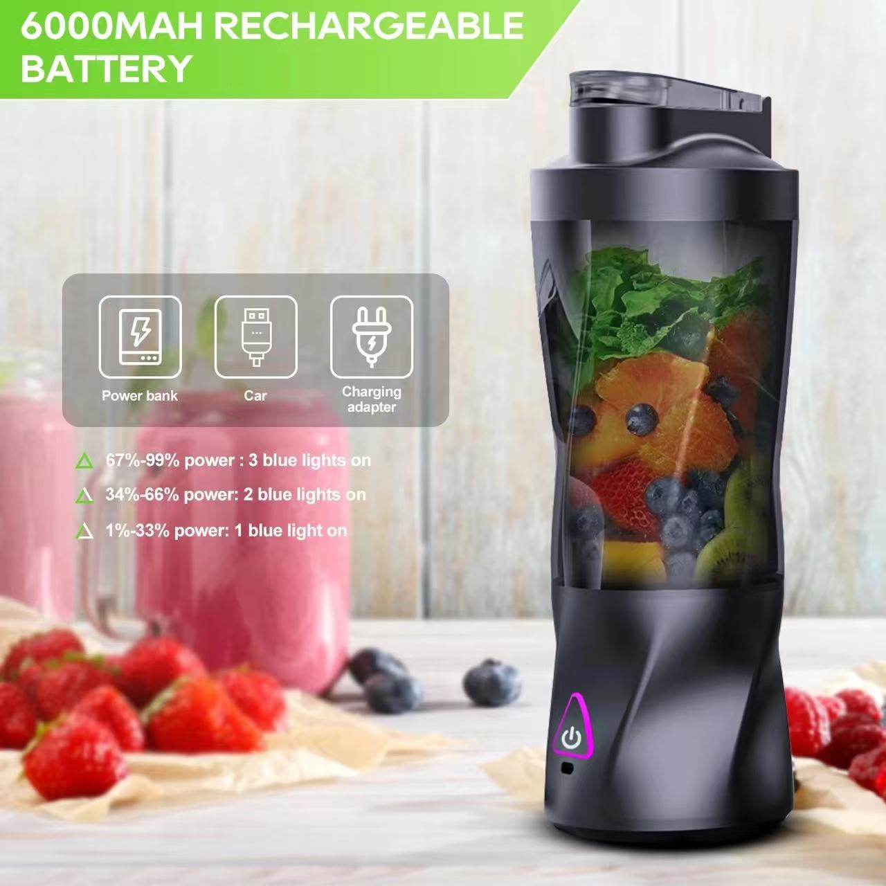 Frullatore Elettrico Portatile - Portable Blender Usb Rechargeable recensione e prezzo
